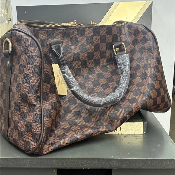 Checkered bag